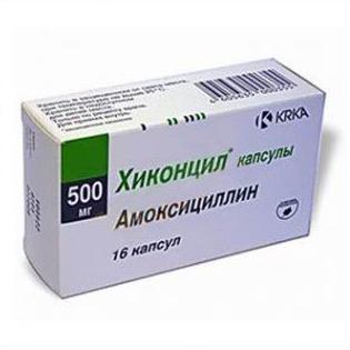 Хиконцил капсулалар 500 мг № 16