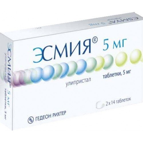 Эсмия таблеткалар 5 мг № 28