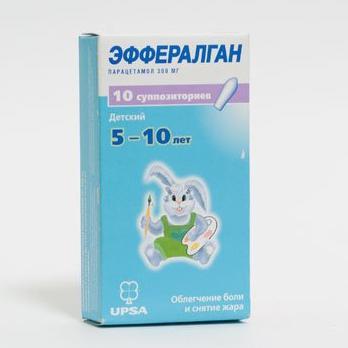 Эффералган ректалды суппозиторийлер 300 мг № 10
