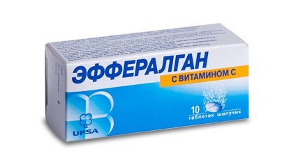 Эффералган с витамином С таблетки шипучие № 10