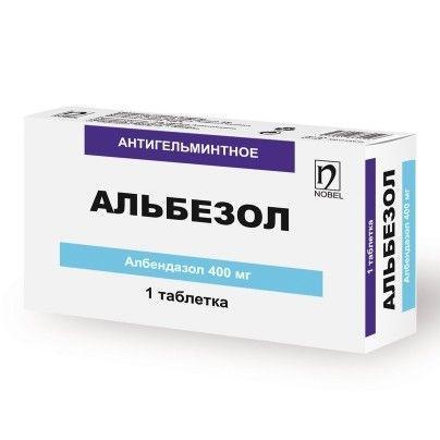 Альбезол таблеткалар 400 мг № 1