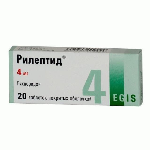 Рилептид таблеткалар 4 мг № 20