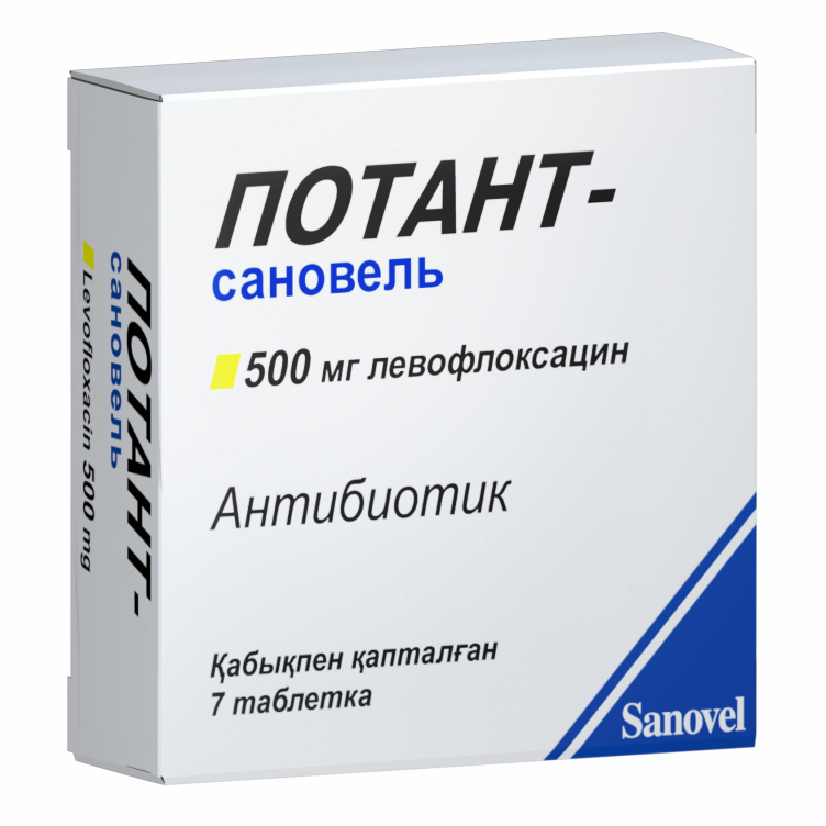 Потант-Сановель таблеткалар 500 мг № 7