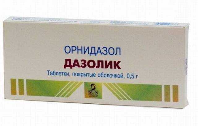 Дазолик таблетки 500 мг №10