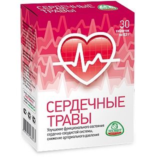Сердечные травы таблетки 0,3 гр № 30