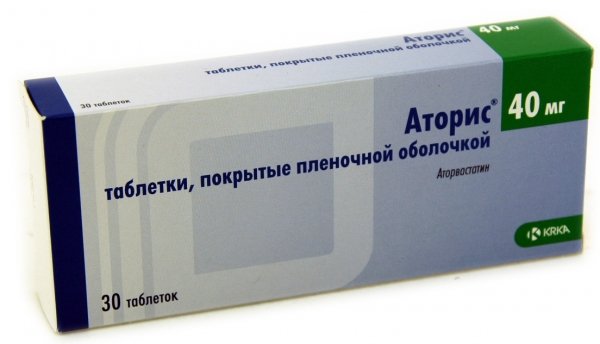 Аторис таблетки 40 мг № 30