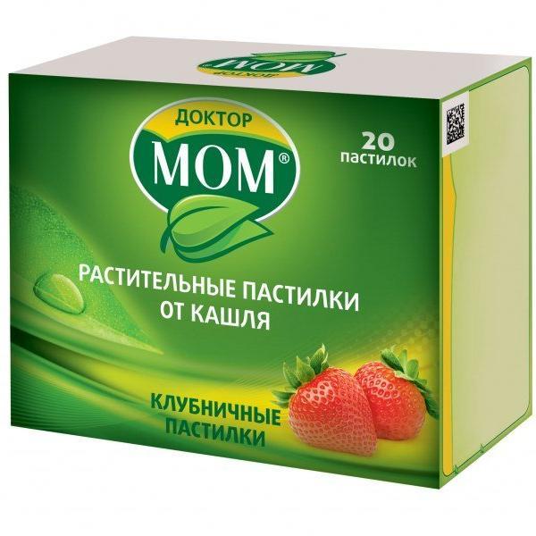 Доктор МОМ фруктовый вкус пастилки № 20