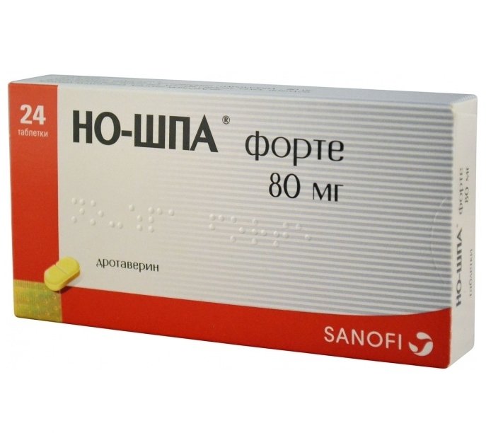 Но-шпа форте таблеткалар 80 мг № 24