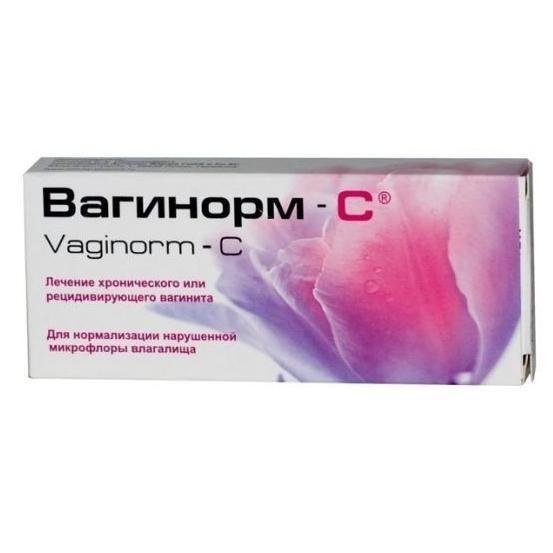 Вагинорм С таблетки вагинальные 250 мг № 6