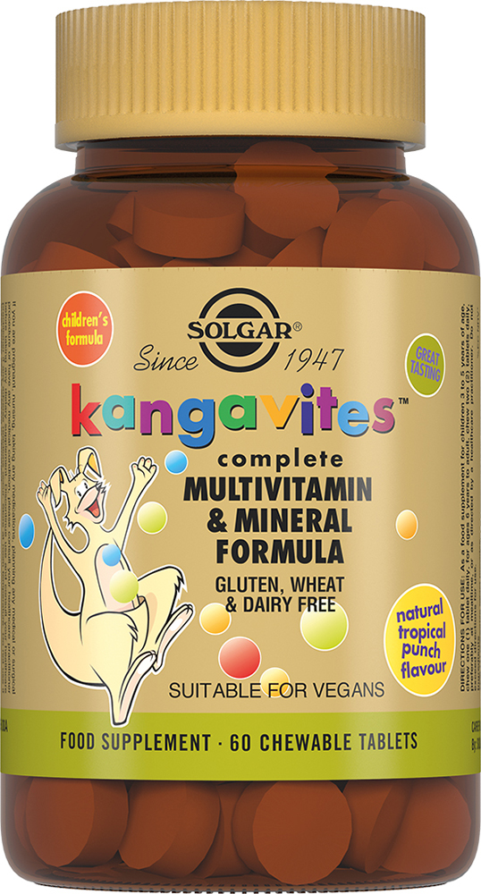 Solgar(Солгар) Кангавитес с мультивитаминами и минералами детский таблетки № 60
