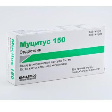 Муцитус капсулалар 150 мг № 30