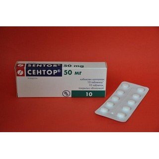 Сентор таблеткалар 50 мг № 10
