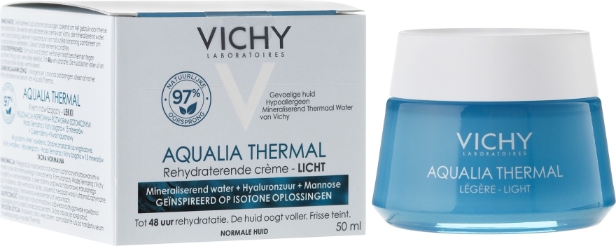 Виши(Vichy) Aqualia Thermal құрңақ теріге арналған дәруменге бай крем 50 мл