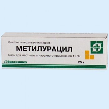 Метилурацил жақпа 10% 40 гр