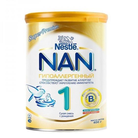 Молочная смесь Нан-1 гипоаллергенный 400 гр