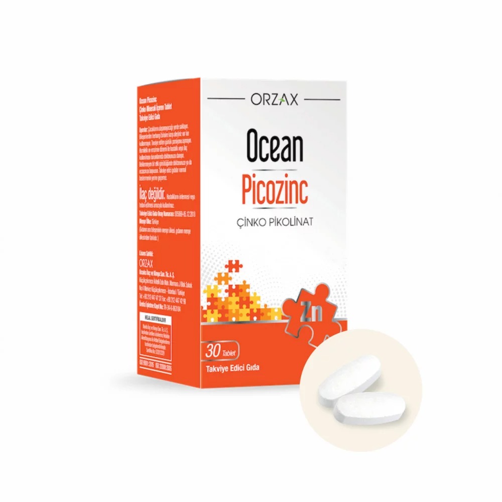 Orzax Ocean Пиколинат Цинка таблеткалар № 30